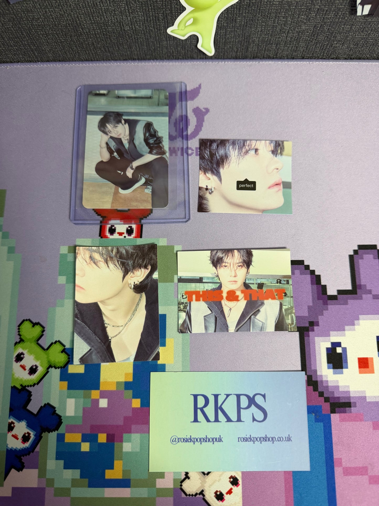 Stray Kids THIS & THAT LEE KNOW Photocard & Sticker Set