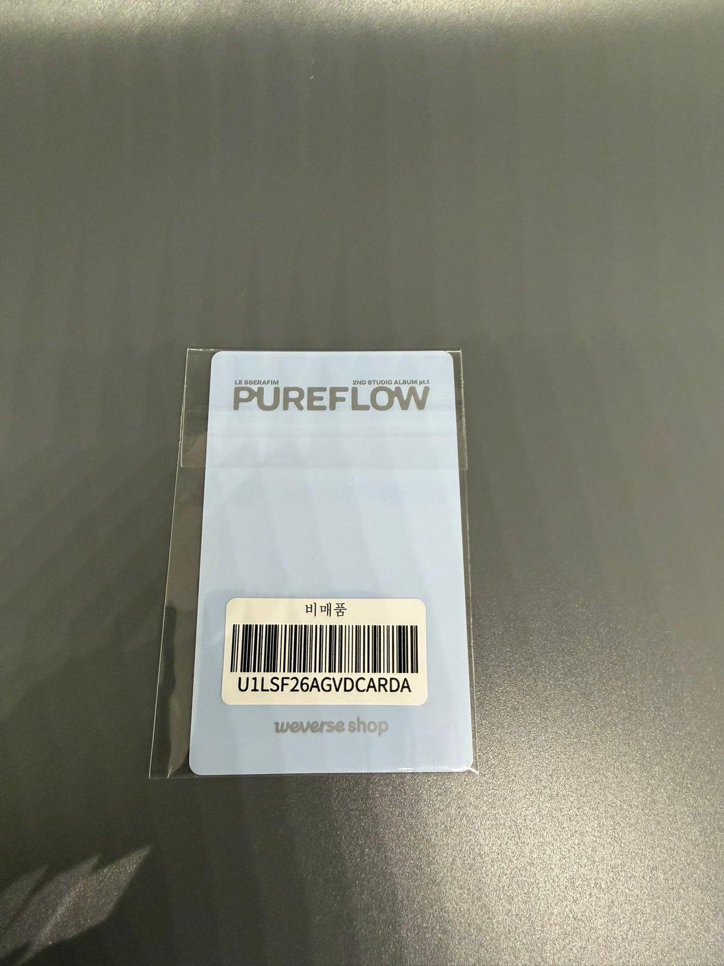 Le Sserafim Kazuha Pureflow Weverse Shop POB Photocard