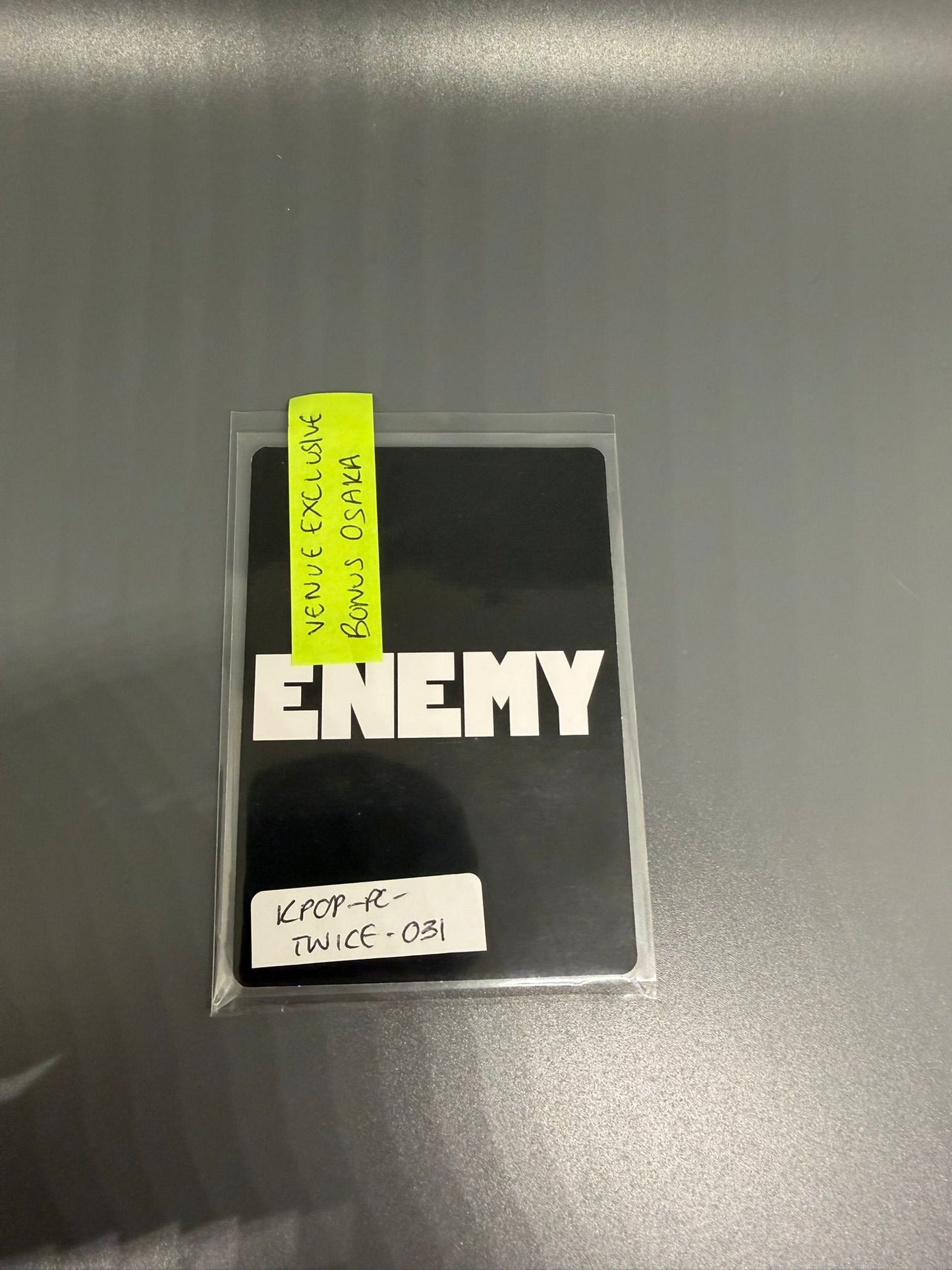 Twice Tzuyu Venue Exclusive Enemy POB Photocard