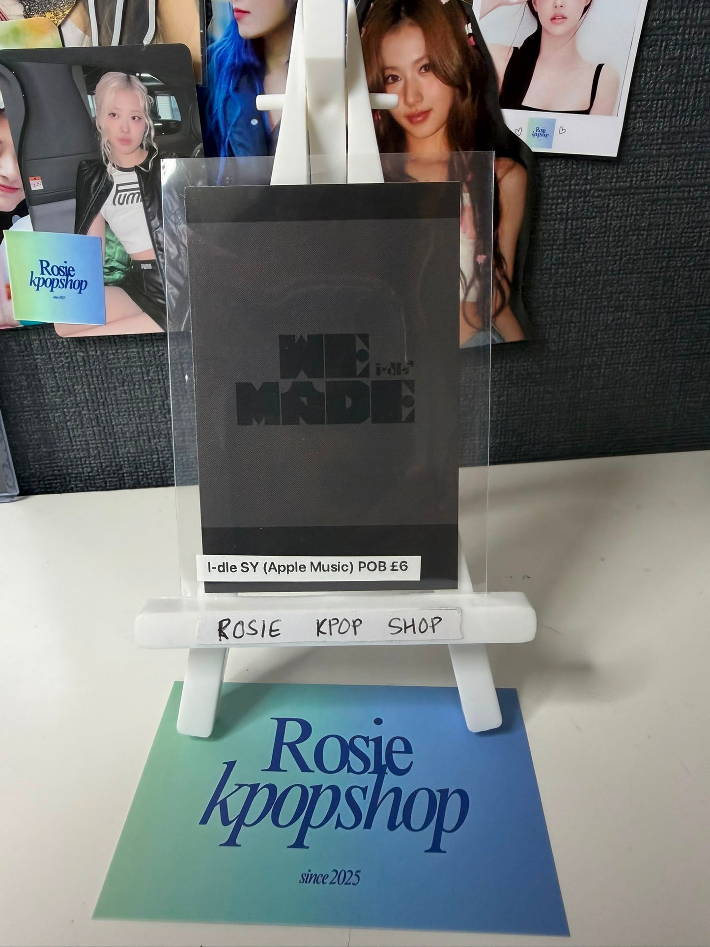 I-DLE Soyeon We Made APPLE MUSIC POB Photocard