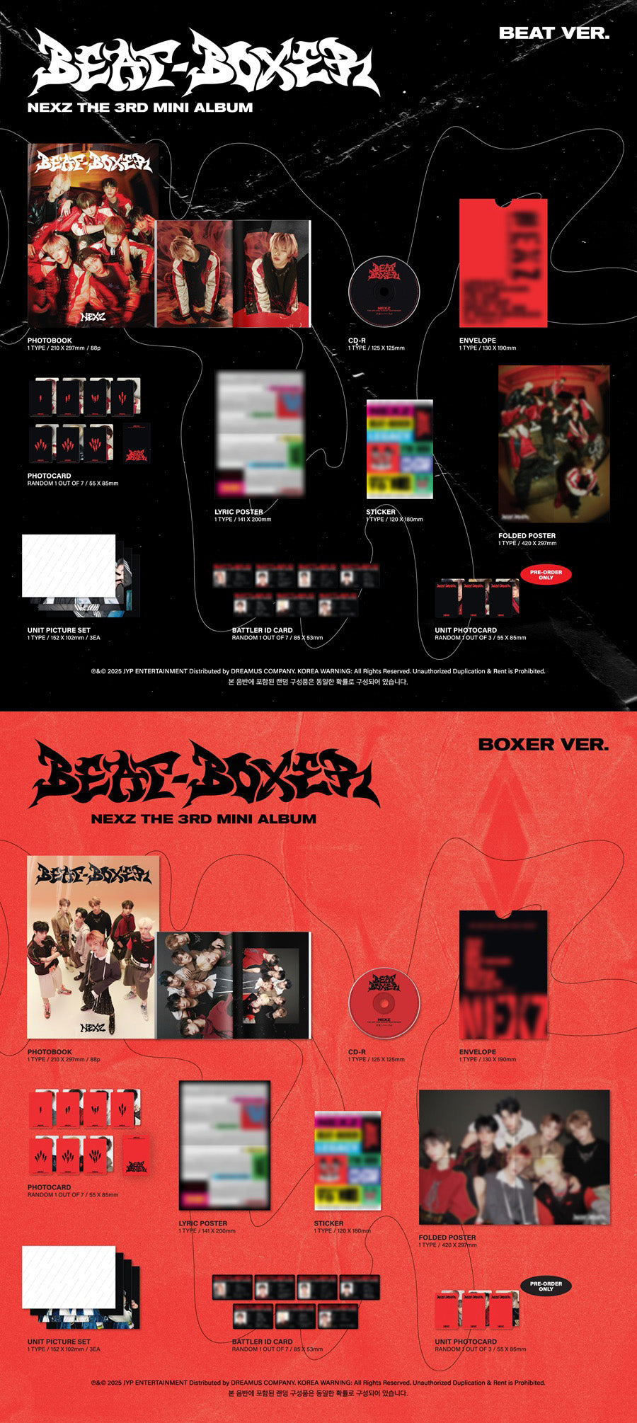 넥스지(NEXZ) 3rd Mini Album Beat-Boxer