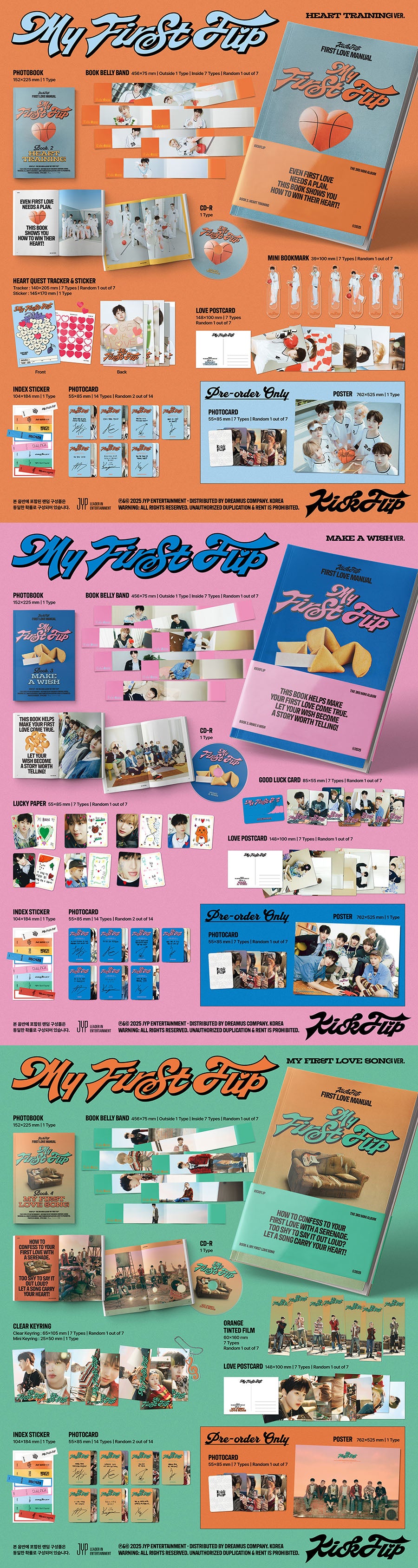 킥플립(KickFlip) - 3rd Mini Album "My First Flip" Photobook Version