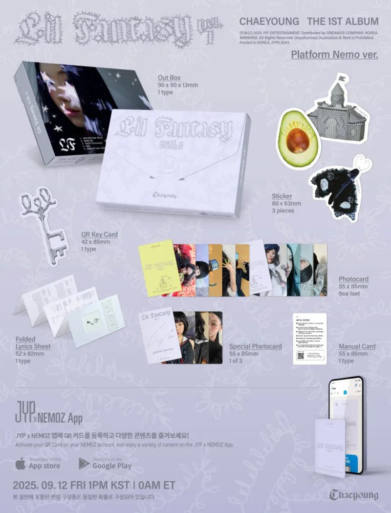 CHAEYOUNG The First Album ‘LIL FANTASY vol.1’ (Platform Nemo ver.)