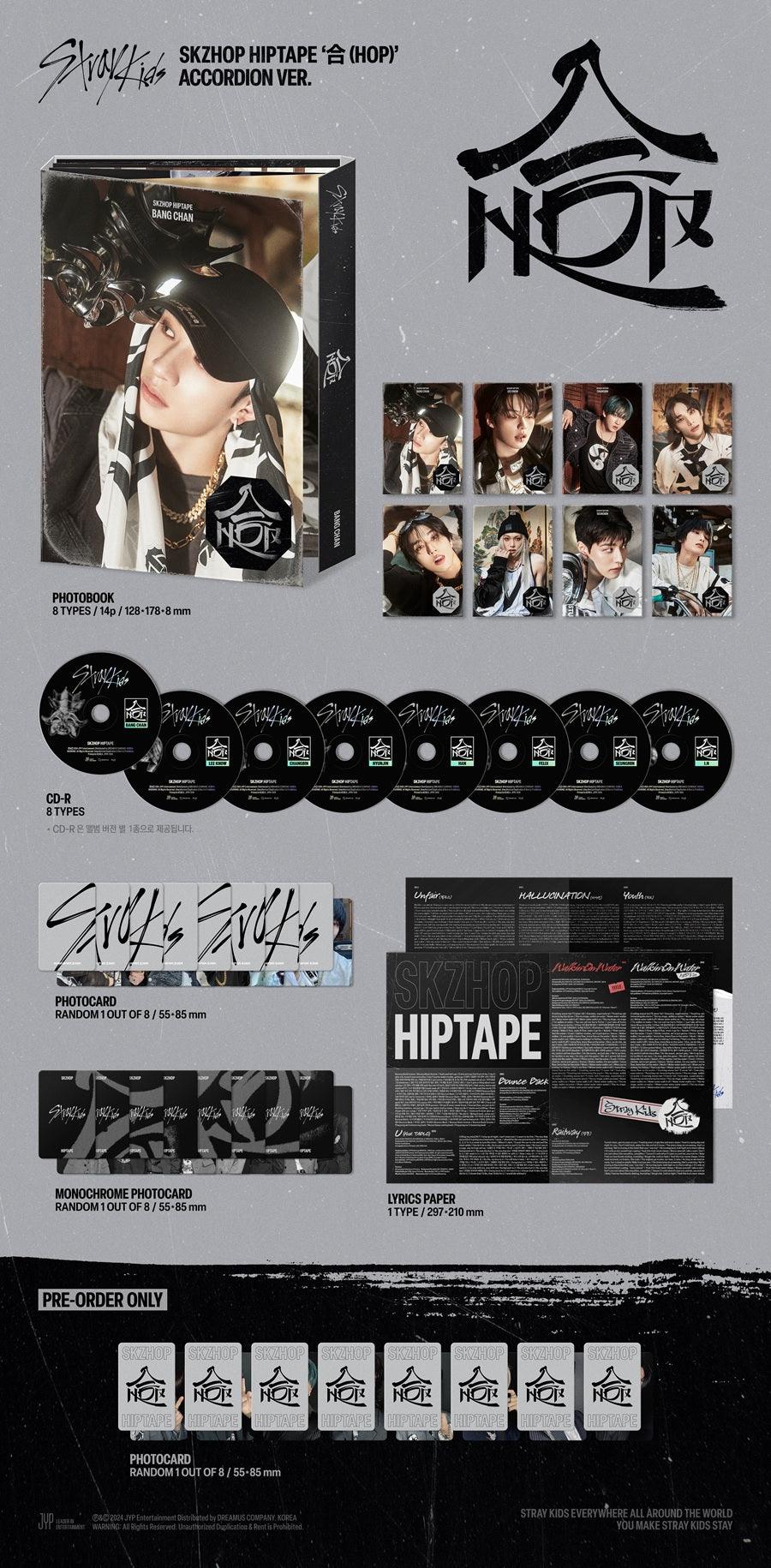 STRAY KIDS 4e album complet KARMA ver. accordéon