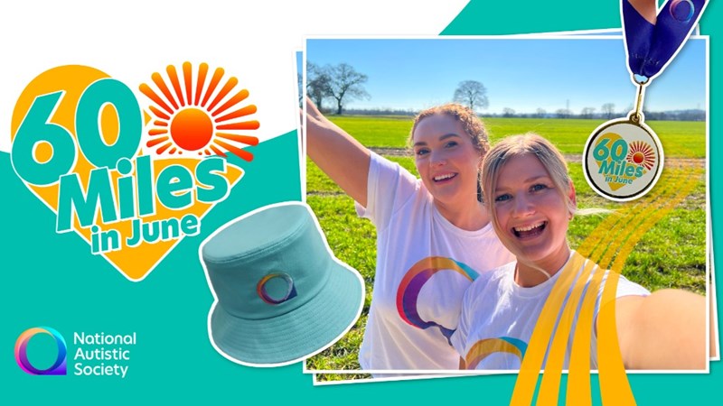 We're doing 60 miles in June for the National Autistic Society