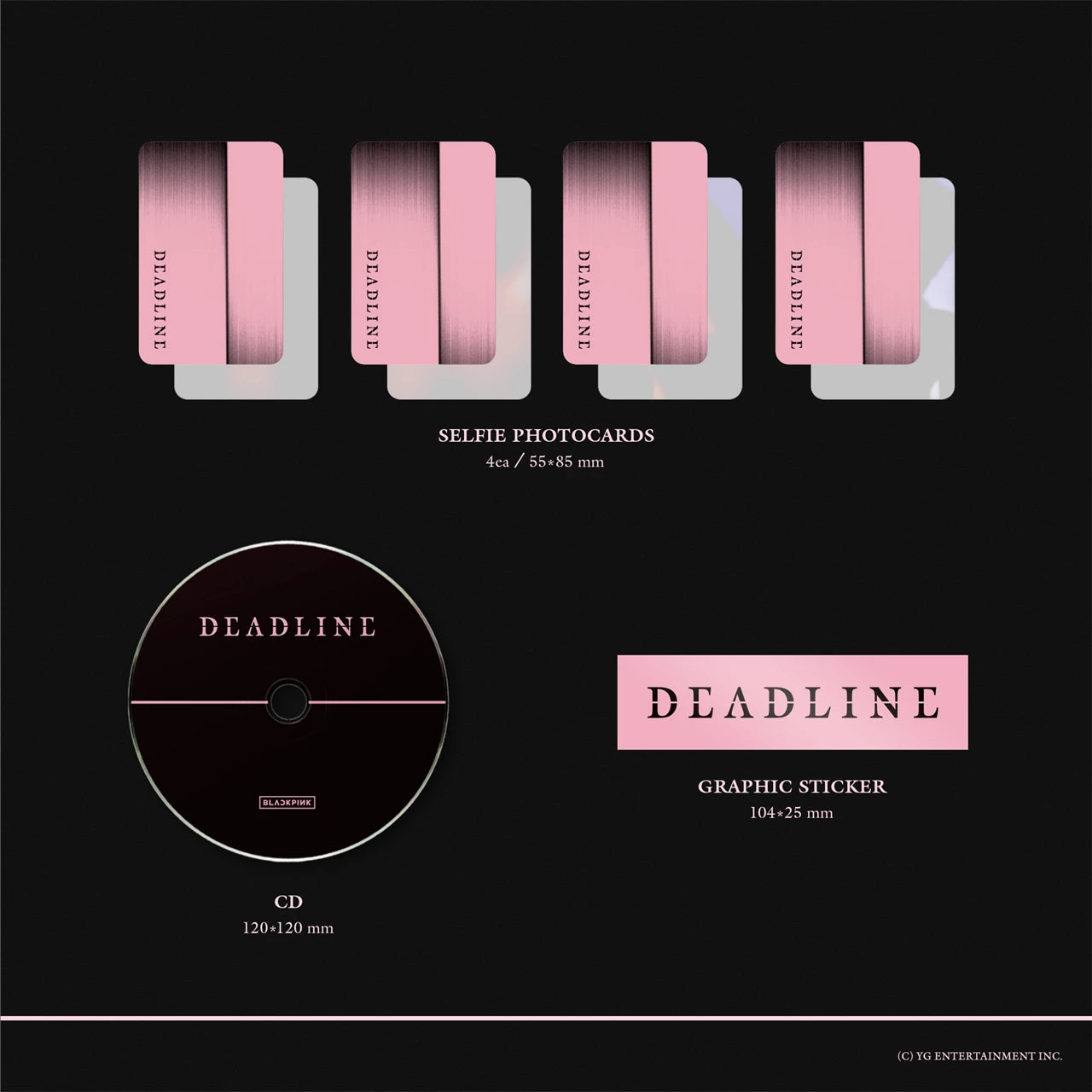 *PREORDER* BLACKPINK 3rd Mini Album [DEADLINE] PINK Ver.