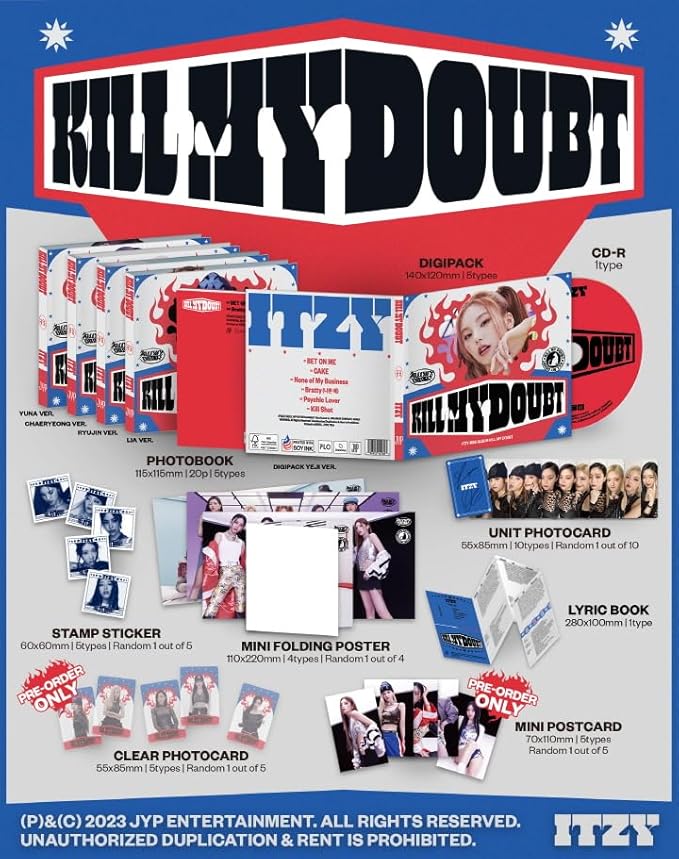 ITZY 'Kill My Doubt' YUNA Digipack