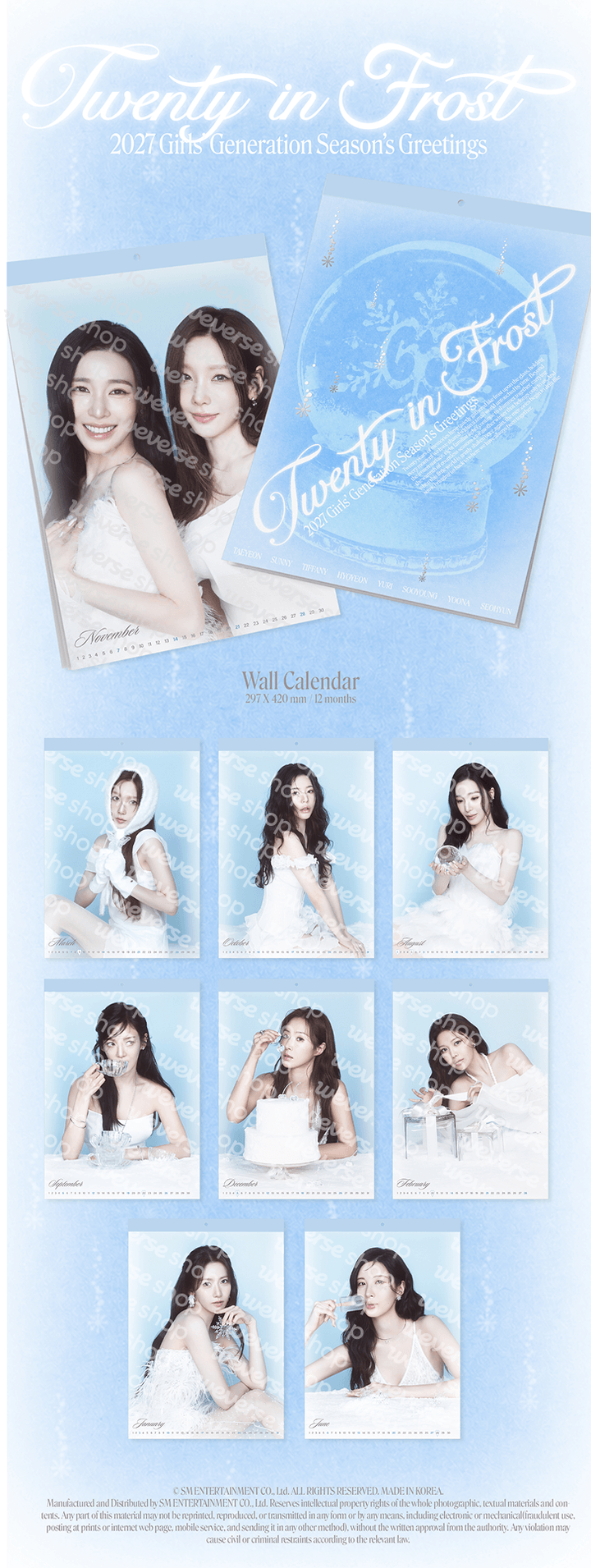 [PRE-ORDER] GIRLS GENERATION - 2027 Season's Greetings [WEVERSE SHOP PRE-ORDER BENEFIT]