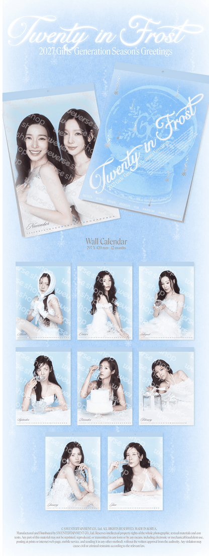 [PRE-ORDER] GIRLS GENERATION - 2027 Season's Greetings [WEVERSE SHOP PRE-ORDER BENEFIT]