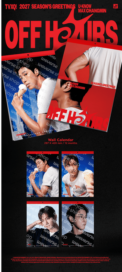 [PRE-ORDER] TVXQ! - 2027 Season's Greetings [WEVERSE SHOP PRE-ORDER BENEFIT]
