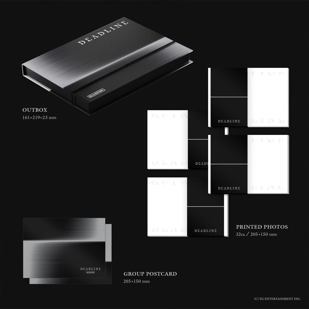 *PREORDER* BLACKPINK 3rd Mini Album [DEADLINE] GRAY Ver.