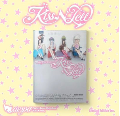 [Available on request] AESPA 1st Japan Mini Album KISS N TELL [Limited Ver.]