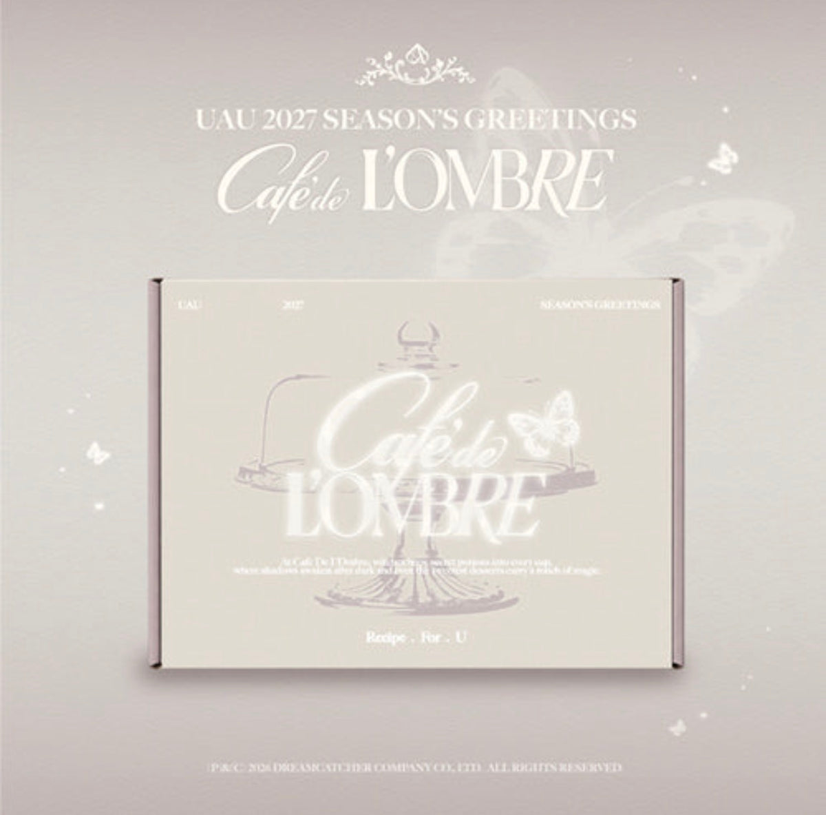 [PRE-ORDER] UAU 2027 SEASON’S GREETINGS [Cafe De L'Ombre_Recipe . For . U]