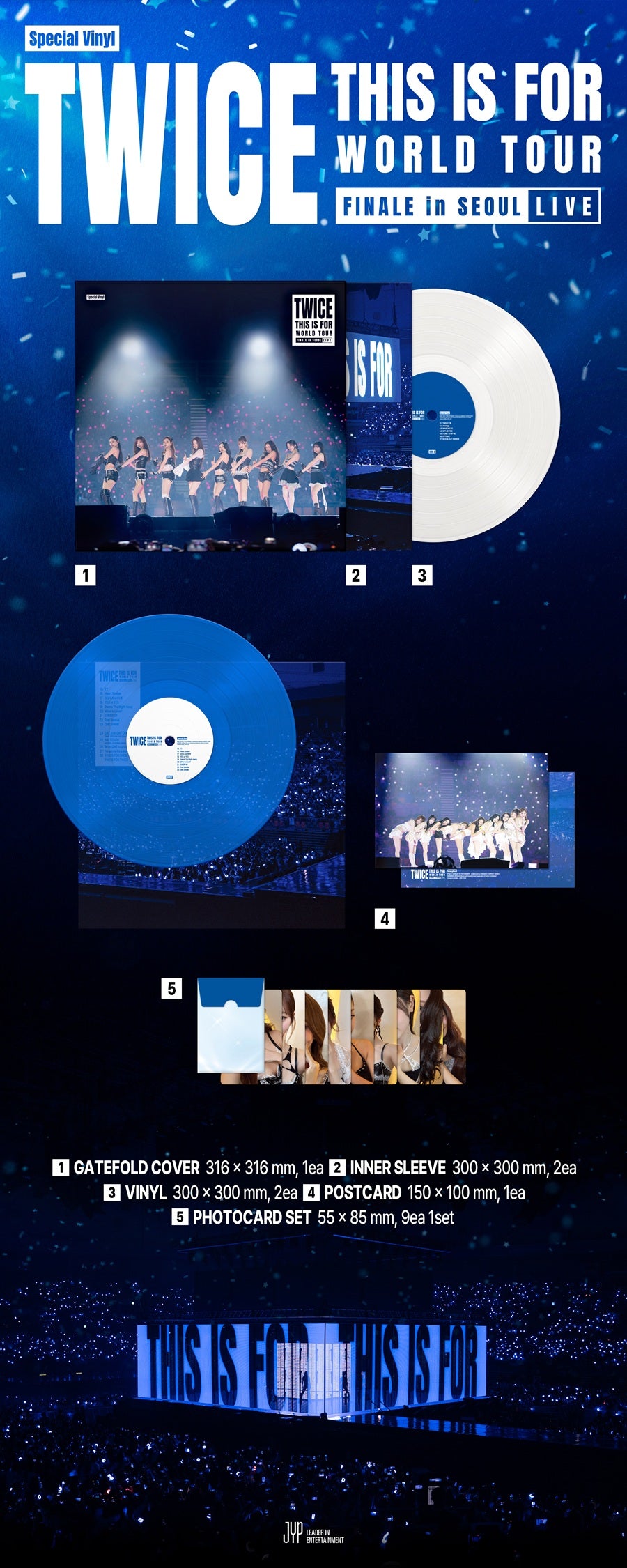 [PRE-ORDER] 트와이스(TWICE) - [MUSIC KOREA POB] THIS IS FOR WORLD TOUR FINALE in SEOUL - LIVE [Special LP Ver.]