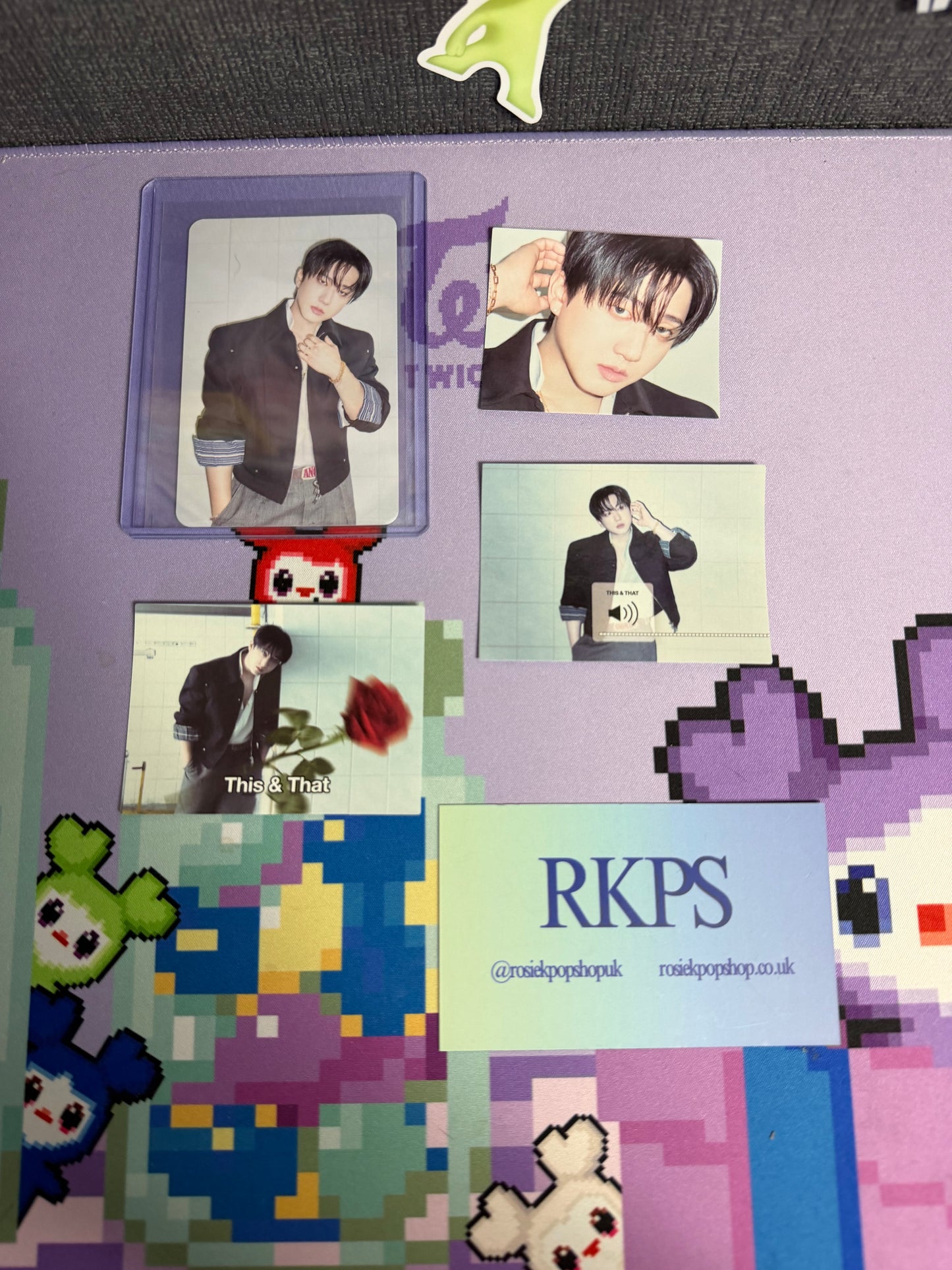Stray Kids THIS & THAT CHANGBIN Photocard & Sticker Set