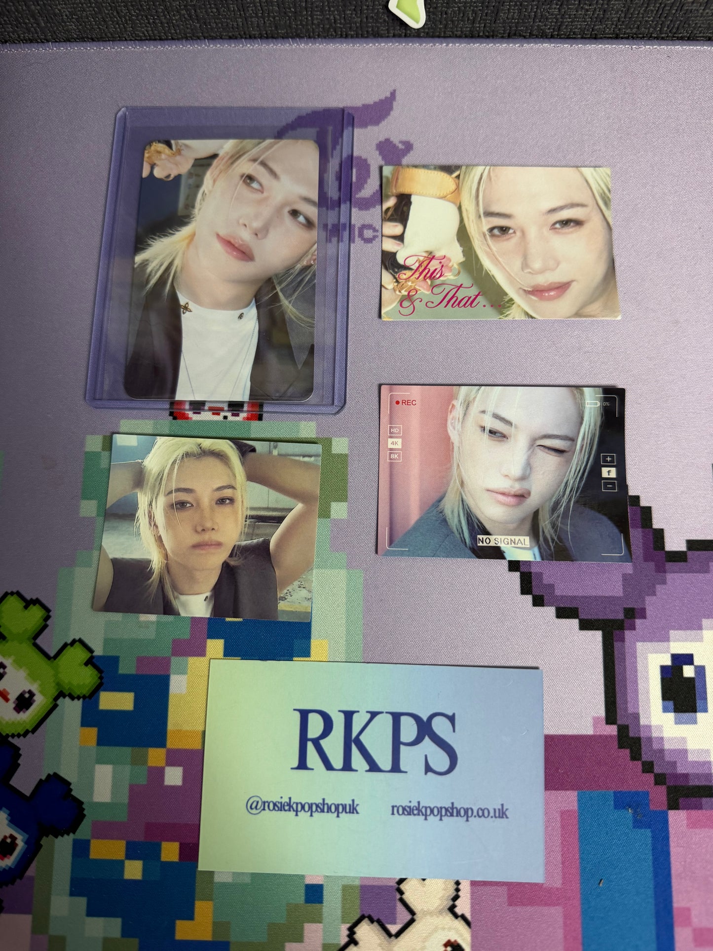 Stray Kids THIS & THAT FELIX Photocard & Sticker Set