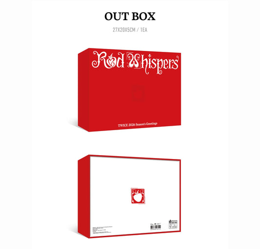 TWICE Season's Greetings 2026 RED WHISPERS