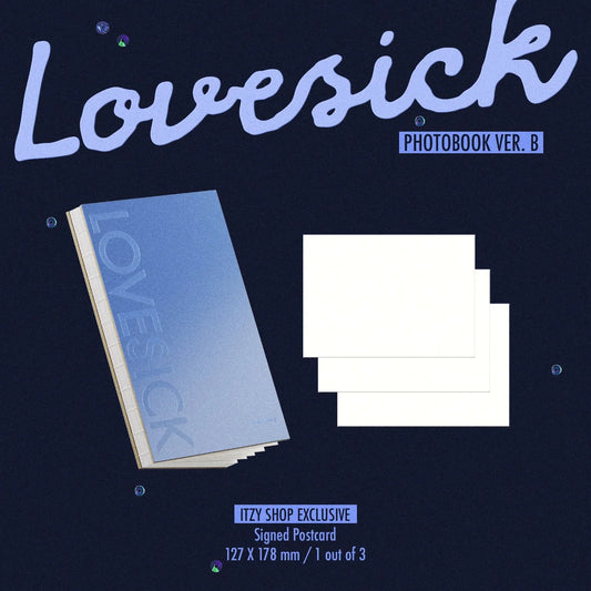 [PRE-ORDER] 채령(CHAERYEONG) of 있지(ITZY) - Lovesick 1st Mini Album [US ITZY SHOP EXCLUSIVE SIGNED] [Photobook B Version]