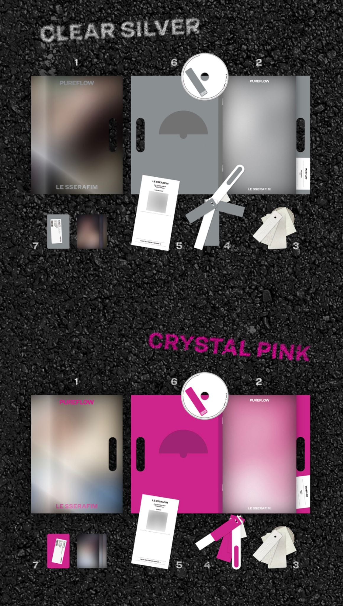 PREORDER 르세라핌(LE SSERAFIM) - PUREFLOW pt.1 [Compact Ver.]