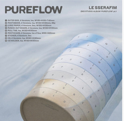 PREORDER 르세라핌(LE SSERAFIM) - PUREFLOW pt.1