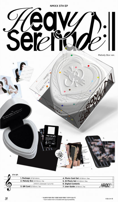 PRE ORDER NMIXX 5TH EP Heavy Serenade (Melody Box Ver.) LIMITED