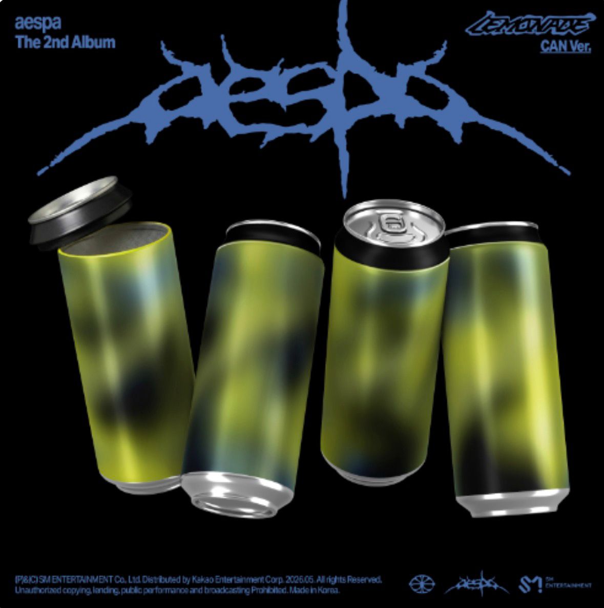 PREORDER aespa – 2nd Album [LEMONADE] (CAN Ver.) (Smart Album)