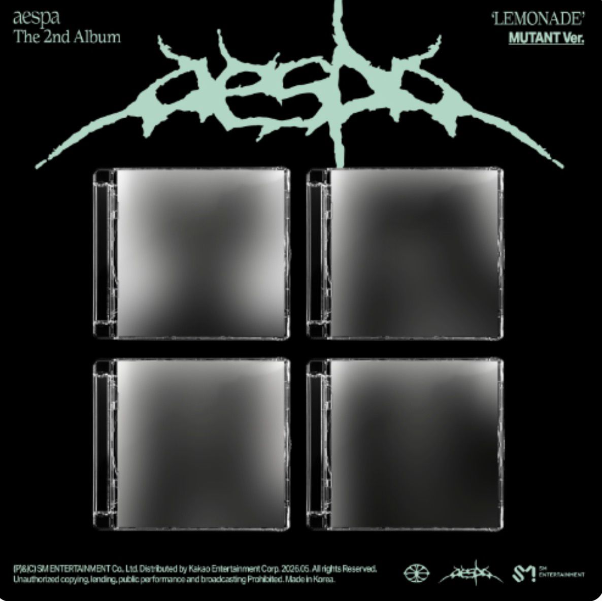 PREORDER aespa – 2nd Album [LEMONADE] (MUTANT Ver.)
