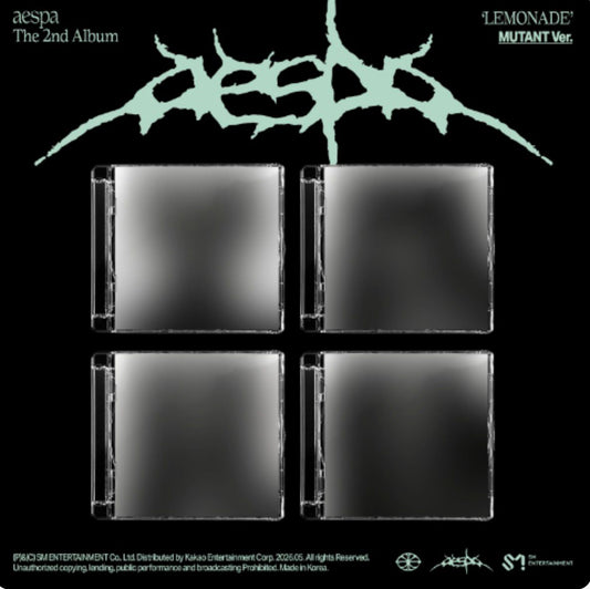 PREORDER aespa – 2nd Album [LEMONADE] (MUTANT Ver.)