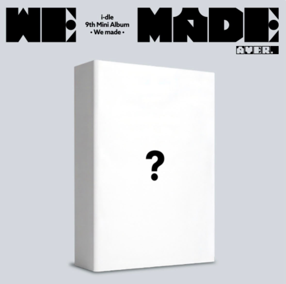 PREORDER i-dle We Made 9th Mini Album [A Version]