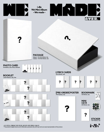 PREORDER i-dle We Made 9th Mini Album [A Version]