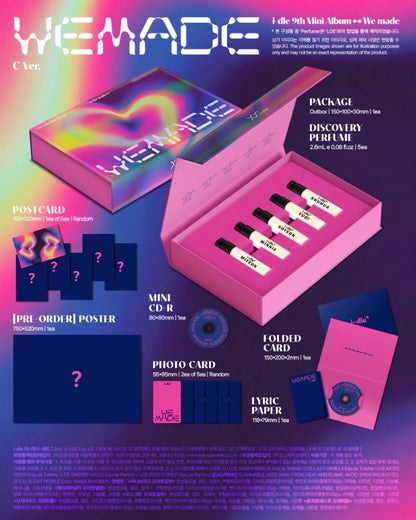 PREORDER i-dle We Made 9th Mini Album [C Version]