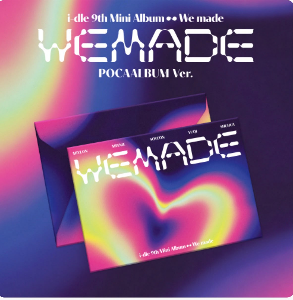 PREORDER i-dle We Made 9th Mini Album [POCAALBUM ver.]