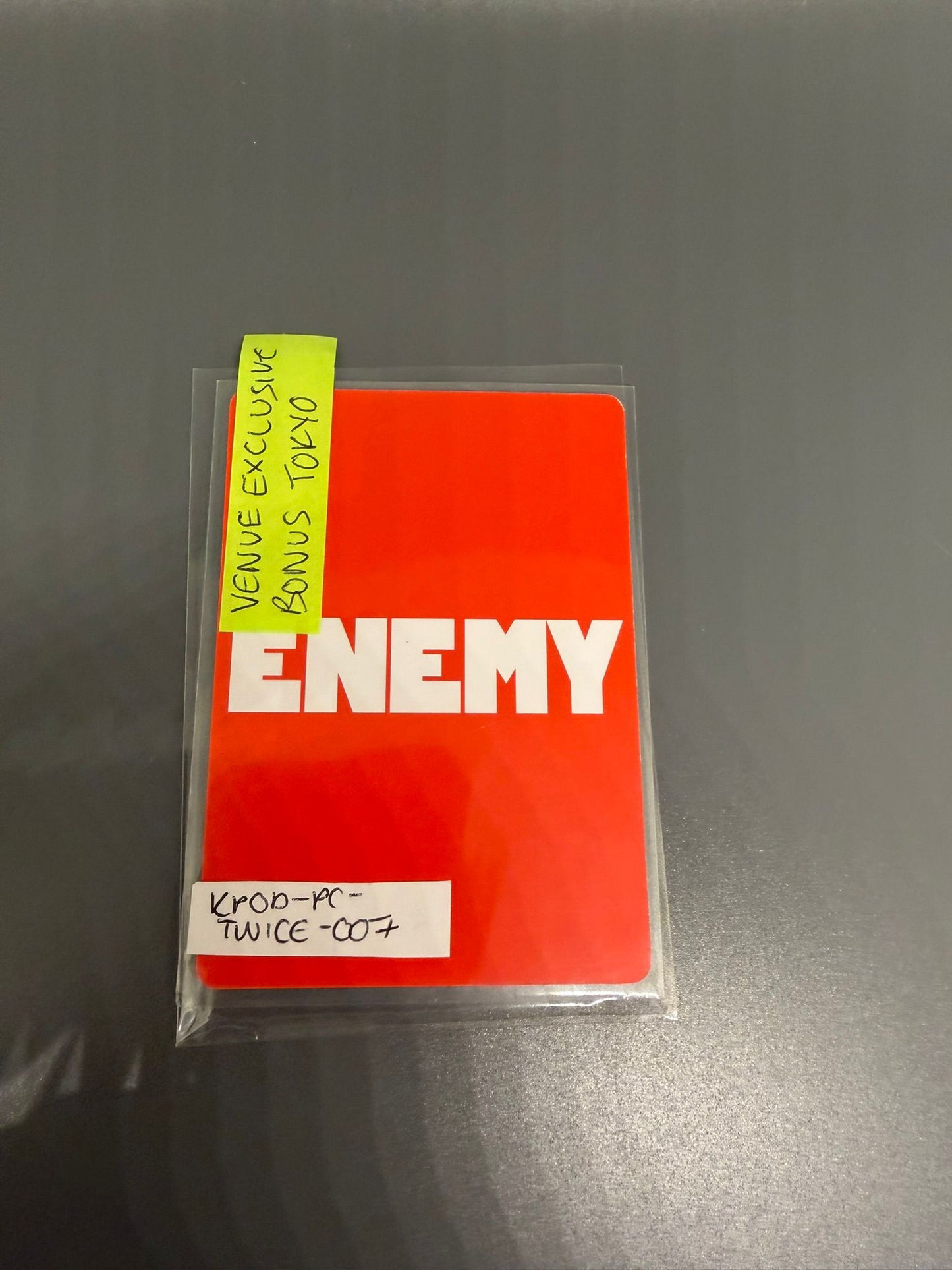Twice Nayeon Venue Exclusive Enemy POB Photocard