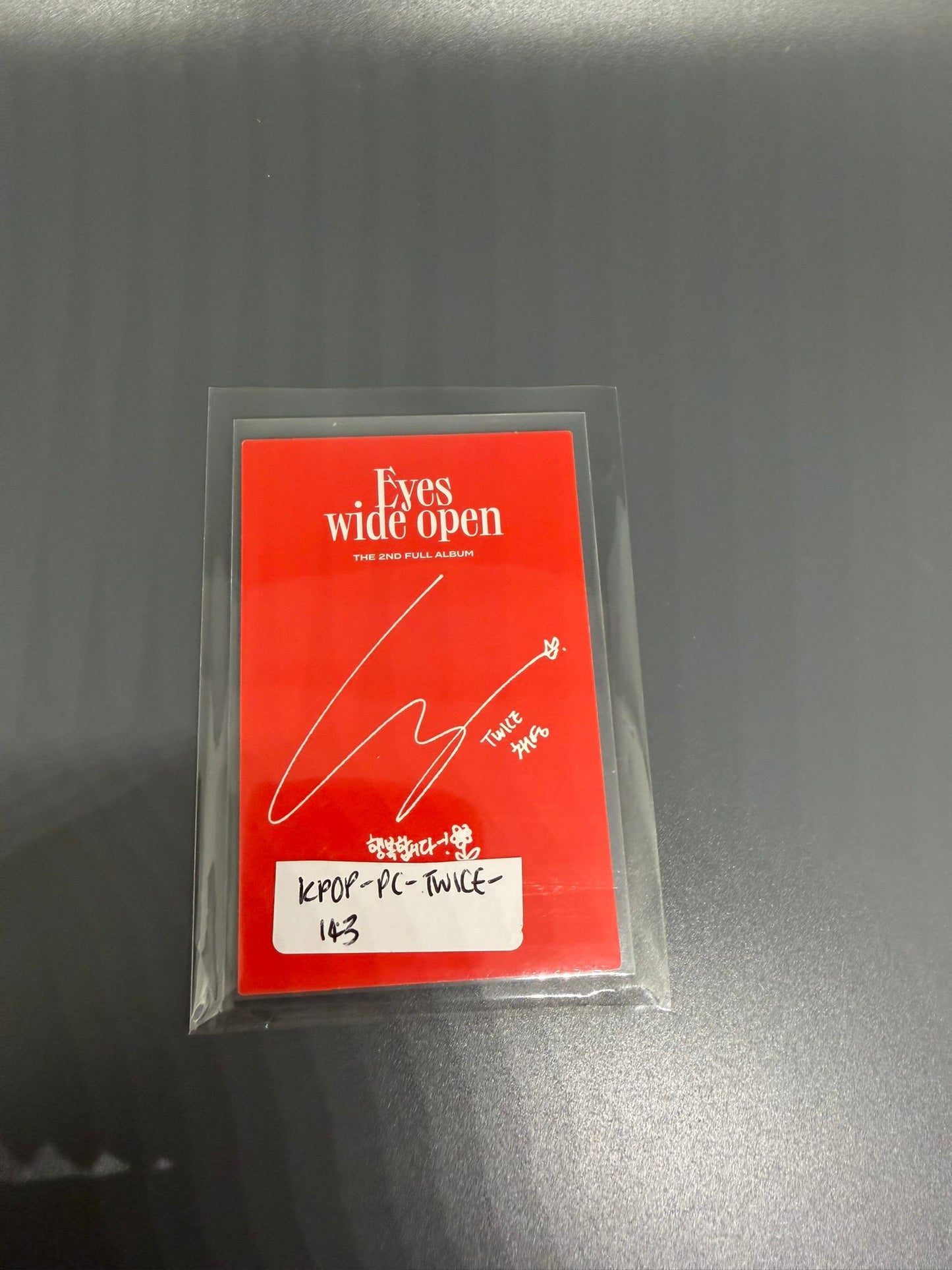 Twice Chaeyoung Eyes Wide Open Photocard