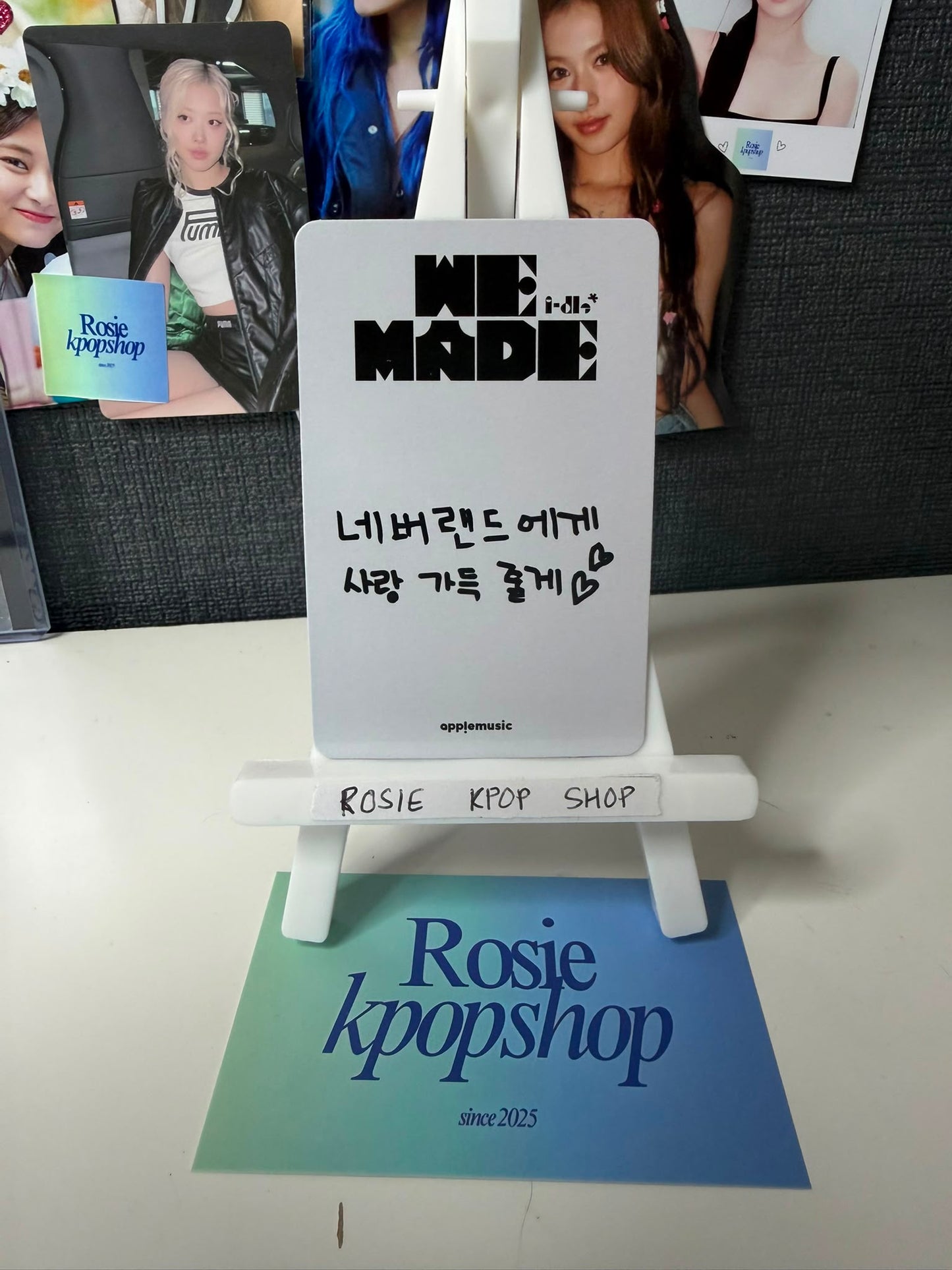 I-DLE Soyeon We Made APPLE MUSIC POB Photocard