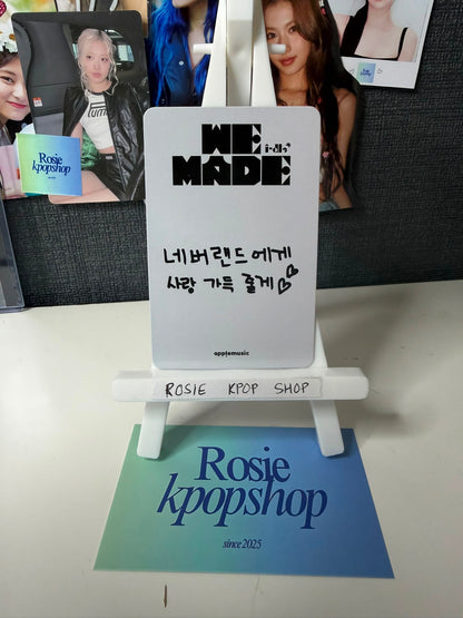 I-DLE Soyeon We Made APPLE MUSIC POB Photocard