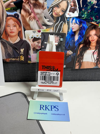 STRAY KIDS HYUNJIN THIS & THAT ALADIN POB PHOTOCARD