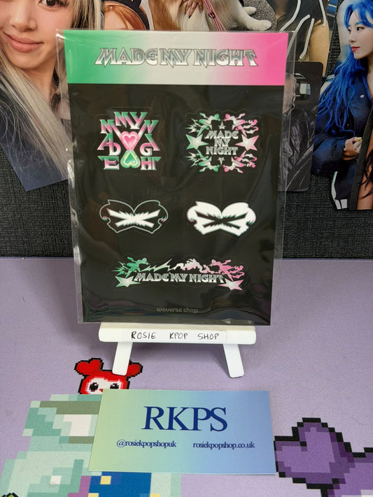 LE SSERAFIM Made My Night [Sticker Set] Weverse Shop Pre-order Benefit
