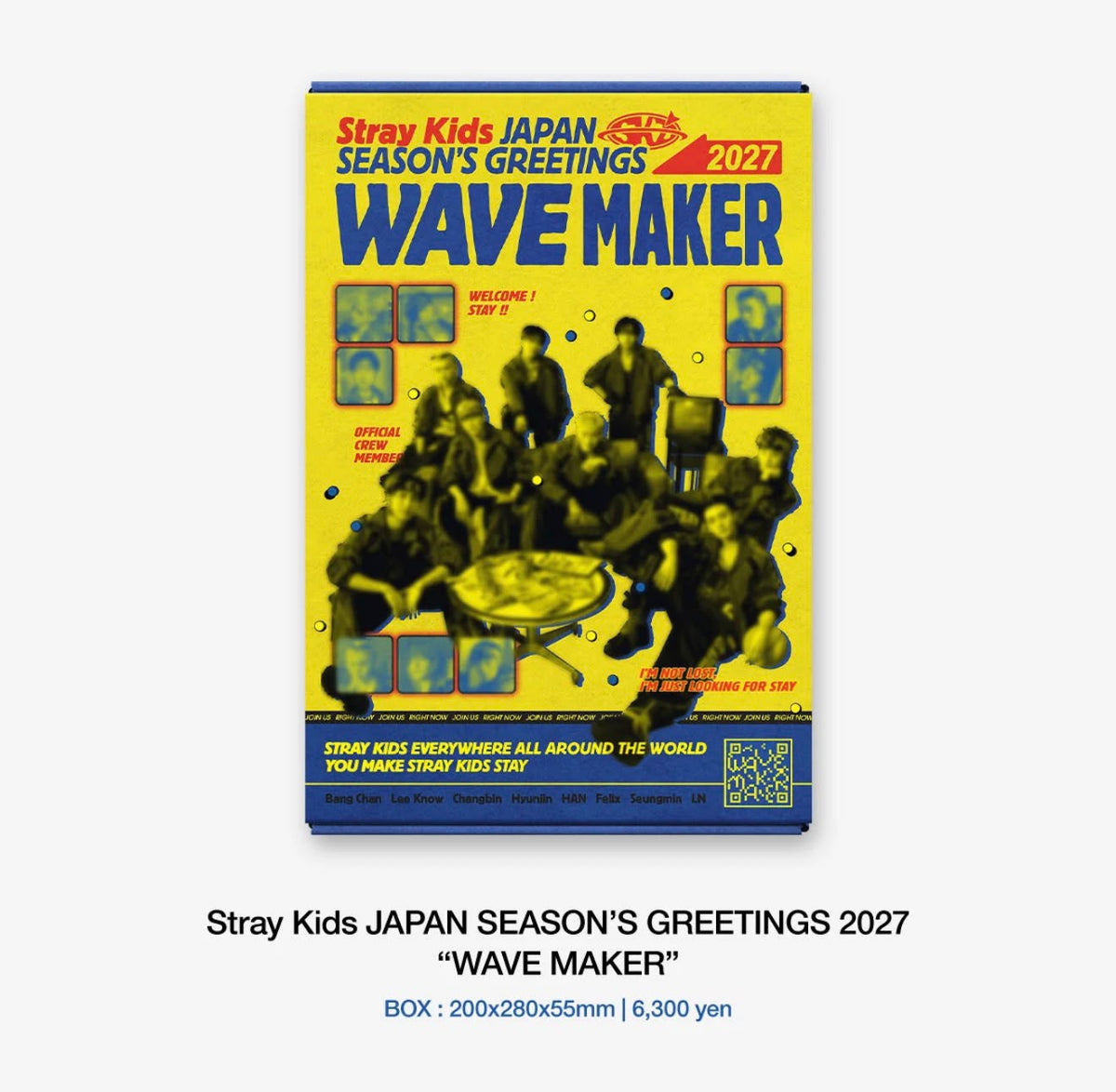 [PRE-ORDER] Stray Kids JAPAN SEASON’S GREETINGS 2027 “WAVE MAKER”【Regular Edition】 with JYP JAPAN Benefit