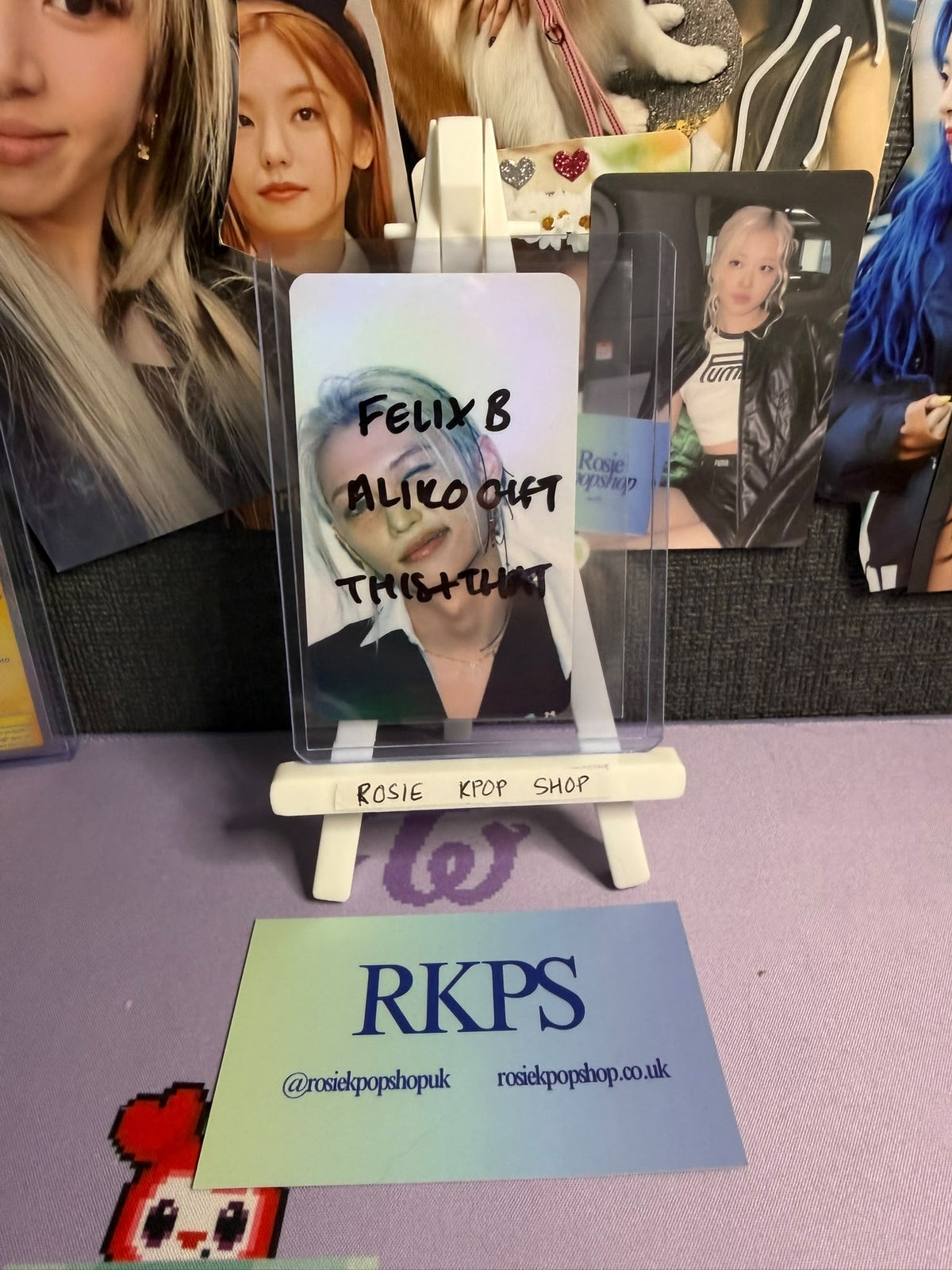 [FREE] STRAY KIDS THIS & THAT FREE GIFT PHOTOCARD FELIX B