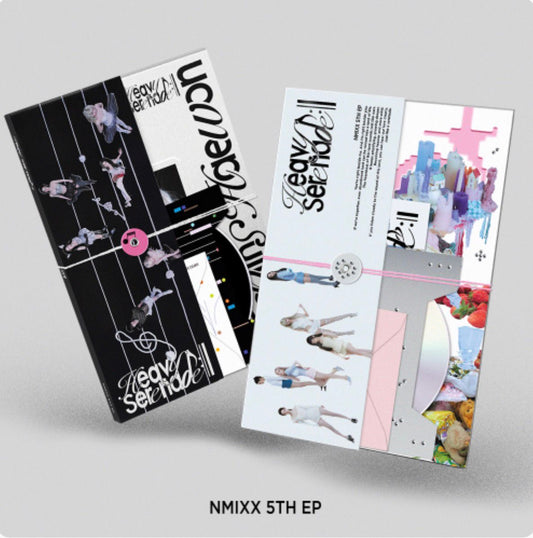 PRE ORDER NMIXX 5TH EP Heavy Serenade (Heavy Ver. / Serenade Ver.) & JYP FANS POB