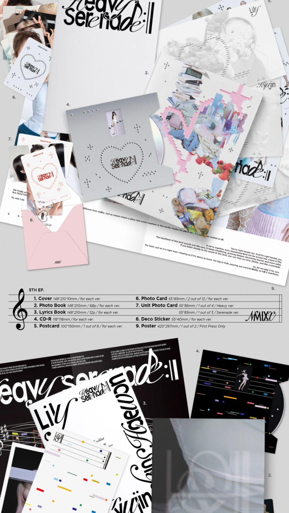 PRE ORDER NMIXX 5TH EP Heavy Serenade (Heavy Ver. / Serenade Ver.)