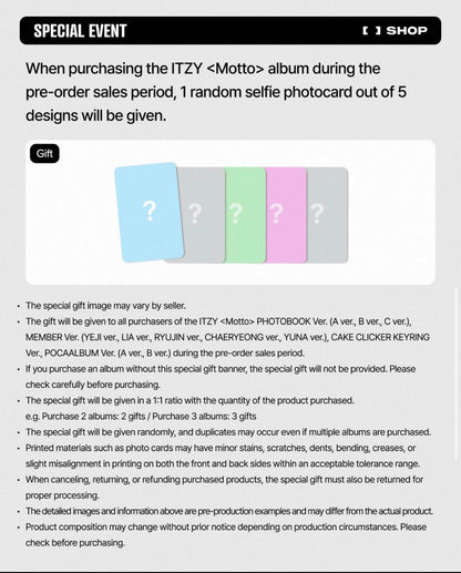 ITZY Motto (PHOTOBOOK Ver.)