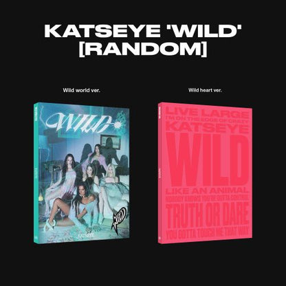 PREORDER KATSEYE 'WILD' (Wild World Ver. / Wild Heart Ver.)