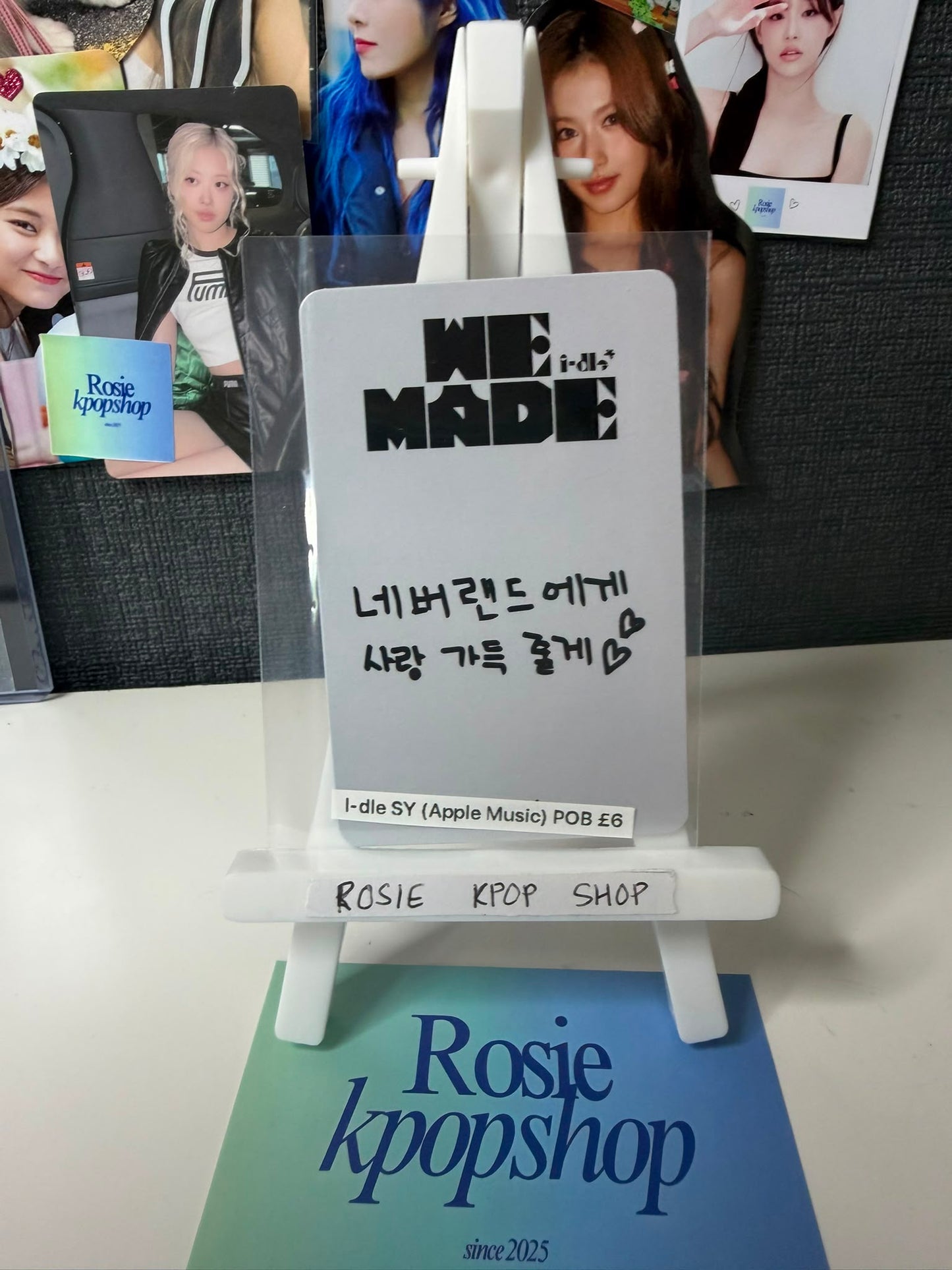 I-DLE Soyeon We Made APPLE MUSIC POB Photocard