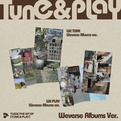 PREORDER [WEVERSE POB] TUIDE – The 1st EP [TUNE & PLAY] (Weverse Albums ver.) (Set)