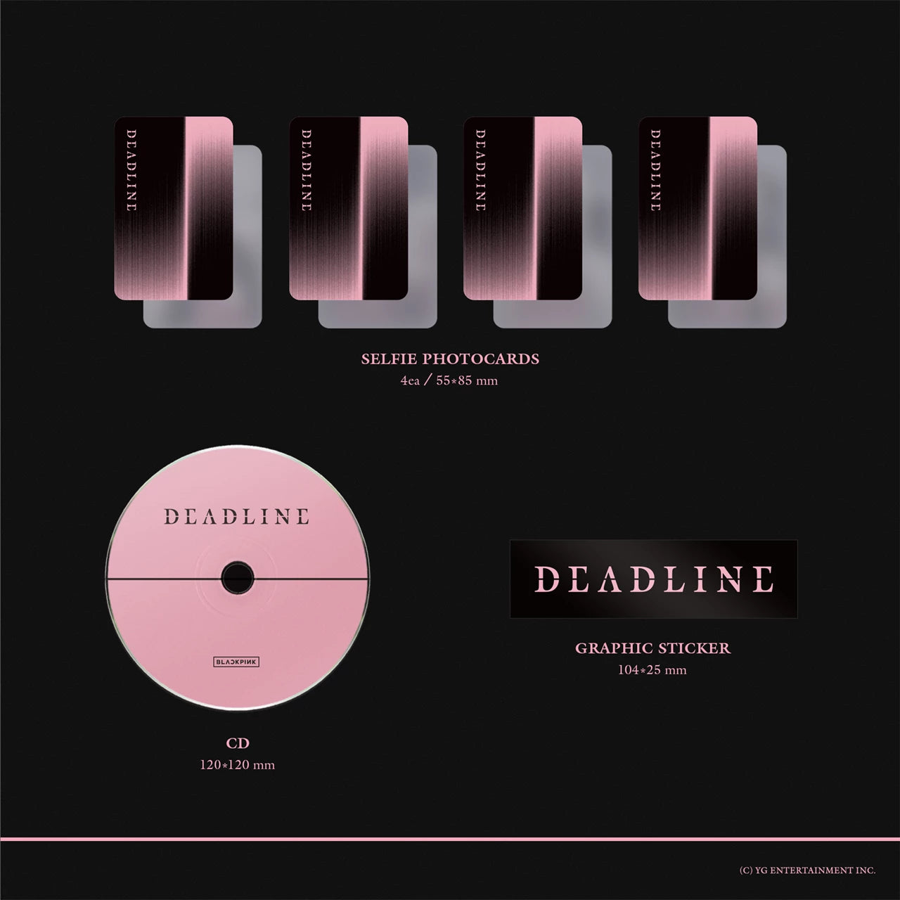 *PREORDER* BLACKPINK 3rd Mini Album [DEADLINE] BLACK ver.
