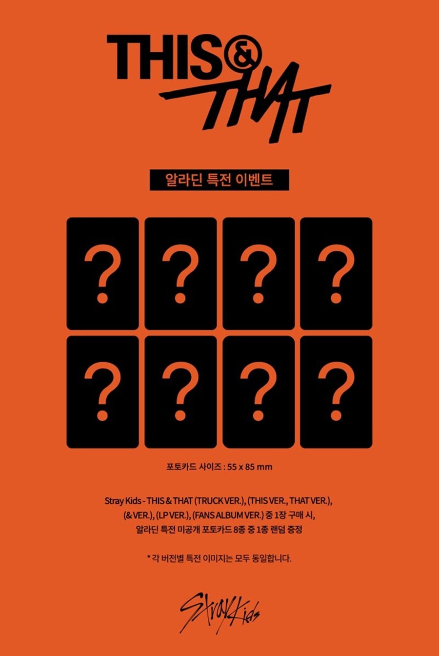 PREORDER ALADIN POB Stray Kids –  [THIS & THAT] (& VER.)