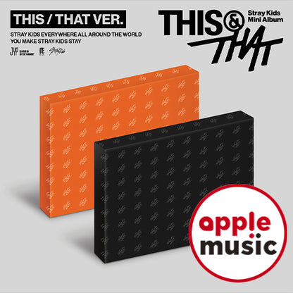 PREORDER APPLE MUSIC POB Stray Kids – [THIS & THAT] (THIS VER., THAT VER.)