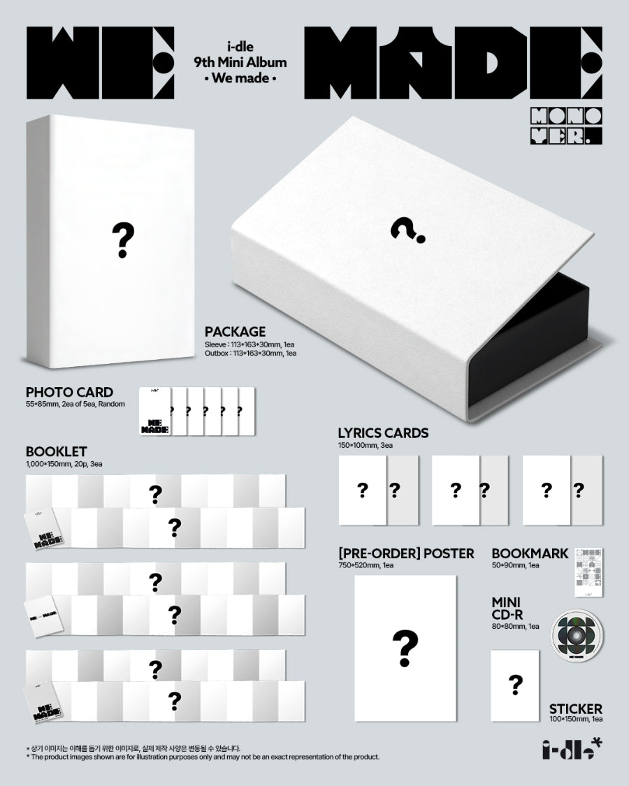 i-dle We Made 9th Mini Album [Mono Version]
